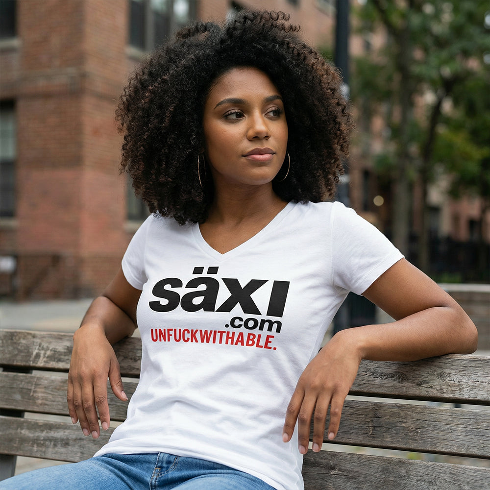 UNFUCKWITHABLE - Ladies V-Neck Shirt